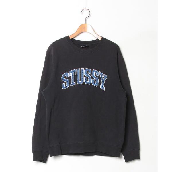 「STUSSY」 スウェットカットソー SMALL ブラック メンズ