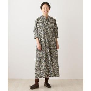 ワンピース スキッパーワンピース/リバティプリント レディース