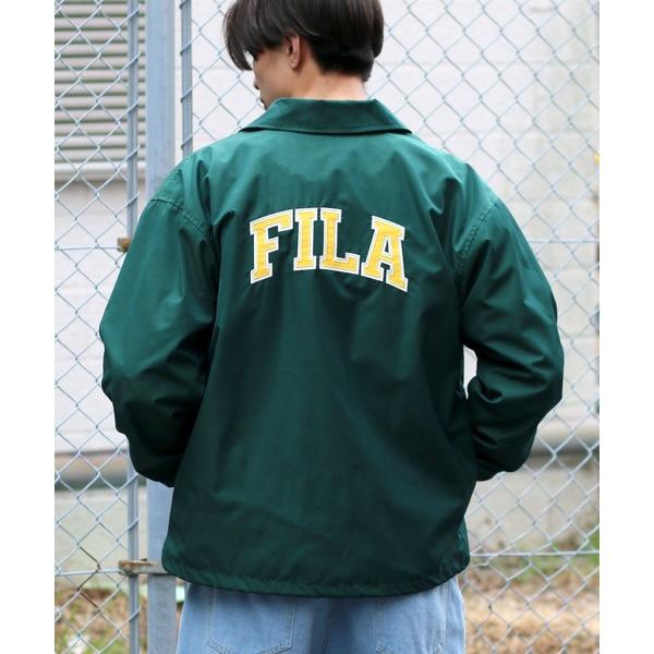 「FILA」 ブルゾン M ダークグリーン メンズ