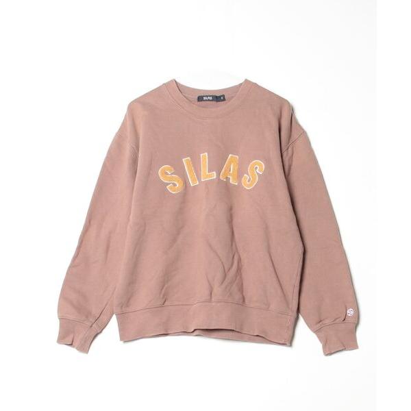 「SILAS」 スウェットカットソー MEDIUM ブラウン メンズ