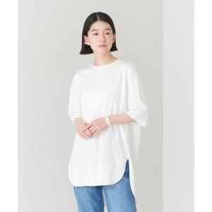 レディース tシャツ Tシャツ 「接触冷感UVカット」 コンパクトクールチュニックTシャツの商品画像