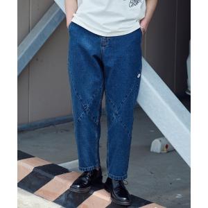 【美品】rehacer デニムパンツ　インディゴブルー rehacer（レアセル） デニムパンツ LARGE インディゴブルー メンズ