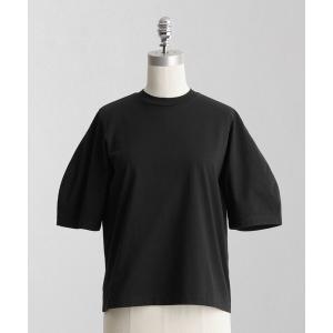 tシャツ Tシャツ レディース 「LOEFF」コットン クレセントスリーブ Tシャツ