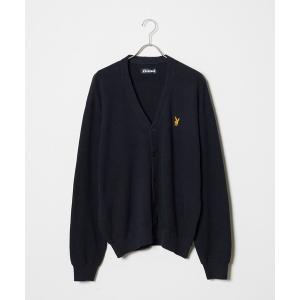 カーディガン PLAYBOY/プレイボーイ RABBIT V-NECK CARDIGAN カーディガン ワンポイント メンズ レディース