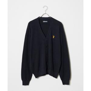 カーディガン メンズ PLAYBOY/プレイボーイ RABBIT V-NECK CARDIGAN カーディガン