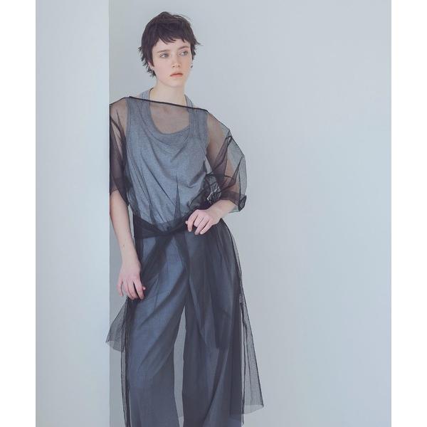 ワンピース tulle sheer layered dress(チュールシアーレイヤードワンピース)
