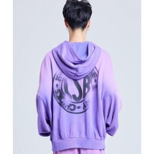 パーカー レディース LittleSunnyBite/リトルサニーバイト/gradation logo zip hoodie｜zozo