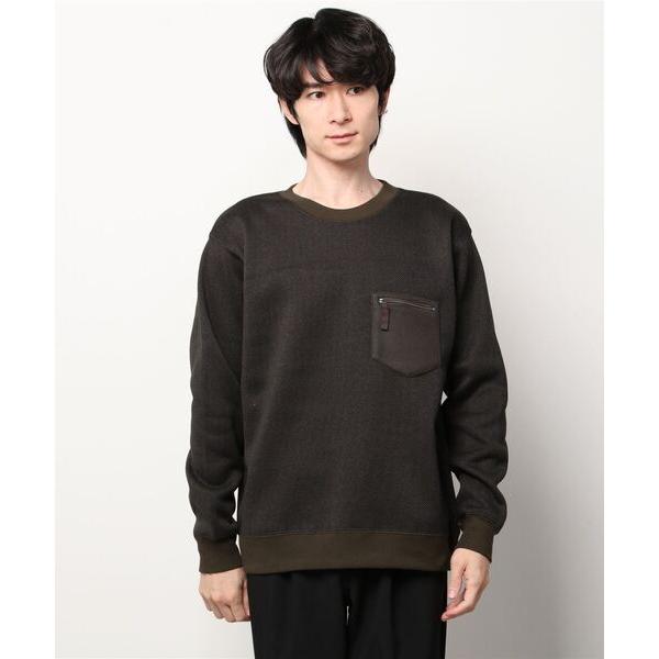 「B:MING by BEAMS」 スウェットカットソー SMALL オリーブ メンズ