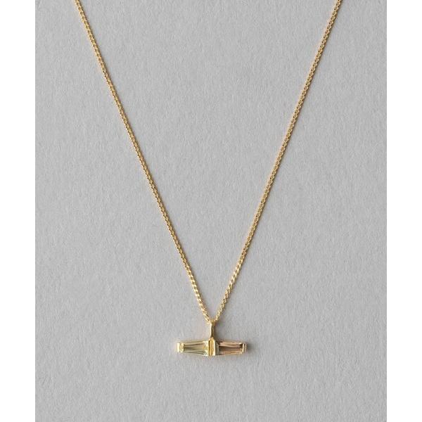 ネックレス 「レクラン」 K18YG スモーキークォーツ/レモンクォーツ ネックレス レディース