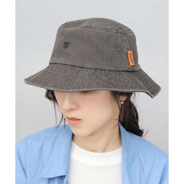 帽子 ハット UOロゴ刺繍 ヴィンテージツイル ダウンブリムハット つば長め メンズ レディース