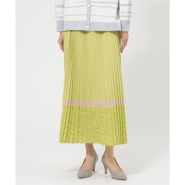 スカート 「ウォッシャブル」タイガーラインプリーツスカート