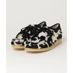 シューズ モカシン デッキシューズ Clarks/クラークス wallabee cow print ...