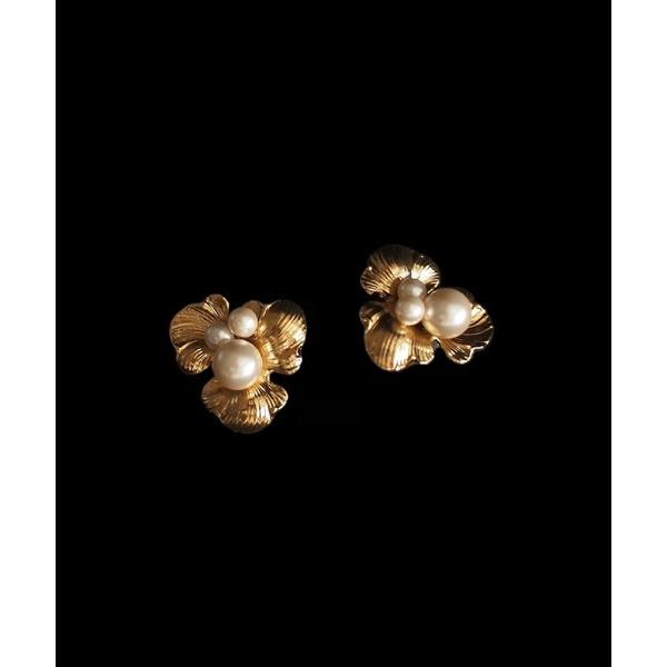 イヤリング レディース 「復刻」 PETAL pearl earring