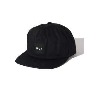 帽子 キャップ メンズ 「HUF/ハフ」BOX SNAPBACK/ボックスロゴベースボールキャップ｜ZOZOTOWN Yahoo!店