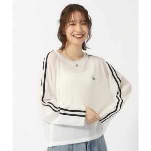 tシャツ Tシャツ レディース 大人の抜け感コーデに ライン入りシアートップス｜ZOZOTOWN Yahoo!店