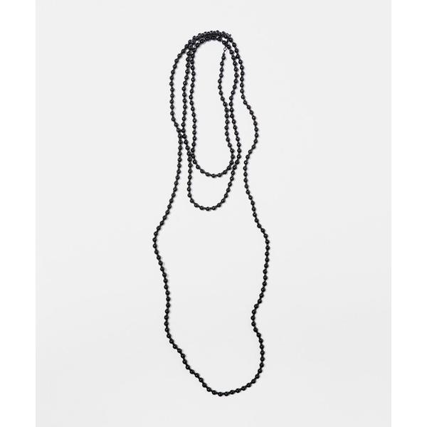 ネックレス レディース ESLOW/エスロー BEADS SUPER LONG NECKLACE ロ...