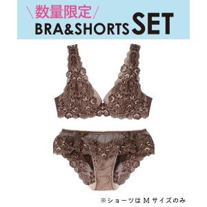 レディース 下着女性 上下セット 「深い谷間デコルテふっくら 「グラマリッチブラ」」 ブラ＆ショーツセットの商品画像