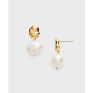 anq.（アンク） ピアス 「anq.」K10 マーキスパールピアス 淡水パール