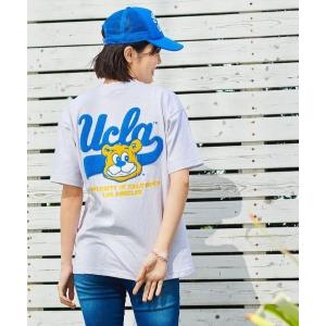 tシャツ Tシャツ メンズ 「UCLA」 筆記体ロゴサガラ刺繍 ビッグシルエット ショートスリーブTEE｜zozo