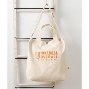 ショルダーバッグ バッグ メンズ 「UNIVERSAL OVERALL/ユニバーサルオーバーオール」ブランドロゴプリント＆ピスネームタグデザイン 2W