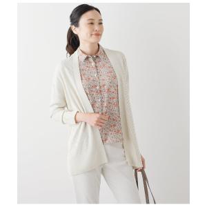 カーディガン TCホールガーメント(R)ニット 着流しカーディガン レディース