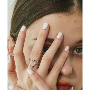 指輪 リング ハートオープンリング レディースの買取情報