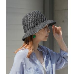 帽子 ハット レディース ムジペーパーチューリッ...の商品画像
