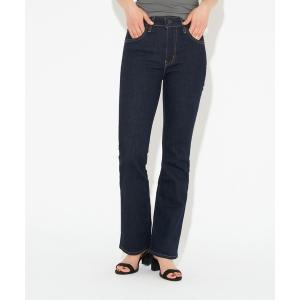 レディース パンツ デニム ジーンズ Levis/リーバイス 725 (TM) ハイウエスト ブーツカット ダークインディゴ BLUE WAVE RIの商品画像