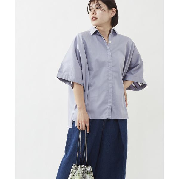 シャツ ブラウス レディース 「STARLACE」BACK LACE OVERSIZED SHIRT