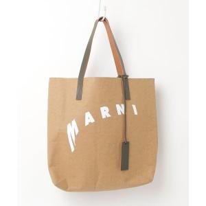 「MARNI」 トートバッグ - ブラウン レディース