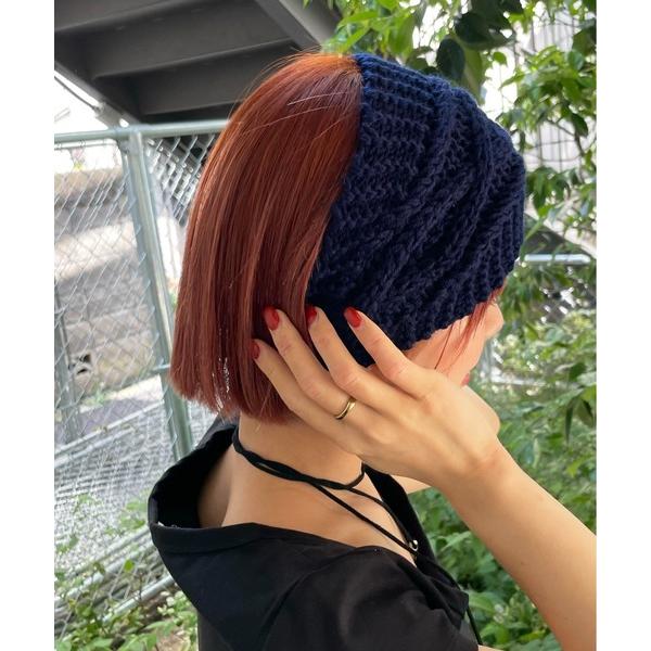 ヘアバンド 「HIKA」ジャガード編みヘアバンド