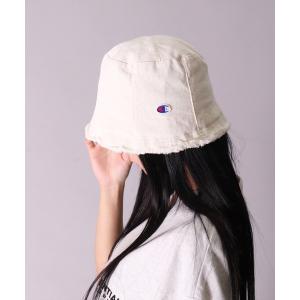 帽子 ハット レディース (LF)「Champion」フリンジ ウォッシュ チューリップハット｜zozo