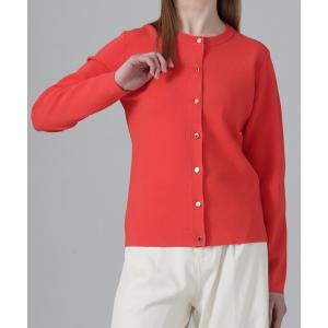 カーディガン ミラノリブ ニットカーディガン レディース