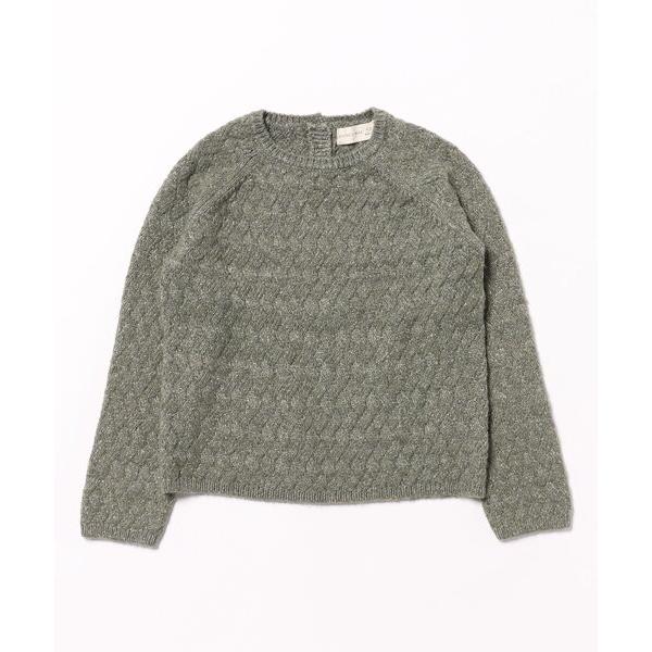 ベビー /Quincy Mae/KNIT SWEATER || FOREST
