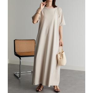 ワンピース 「Beautiful Cotton」ひんやり！ＵＶカットポケット付マキシワンピース(ロング丈)｜zozo