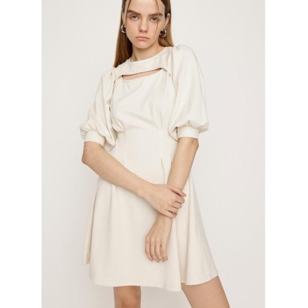 ワンピース FRONT OPEN TUCK SLEEVE S/OP フロント オープン タックスリー...
