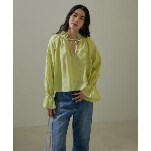 シャツ ブラウス レディース 「WEB限定」ペーパーリネンスキッパーブラウス/24SS｜ZOZOTOWN Yahoo!店