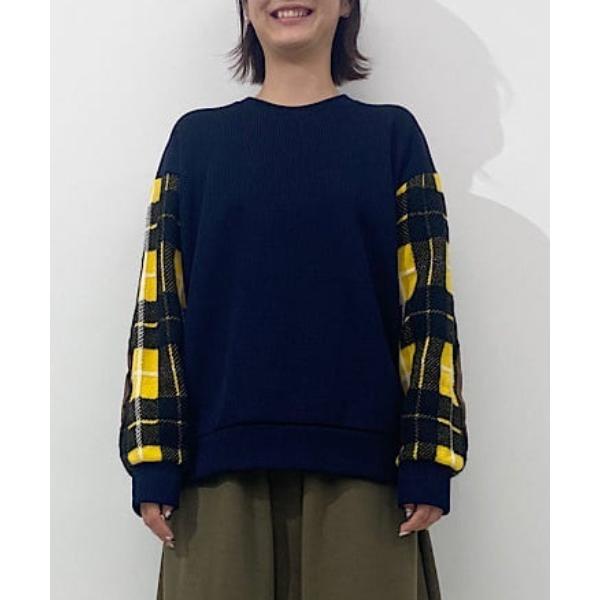 「ZUCCa」 スウェットカットソー M size ネイビー レディース