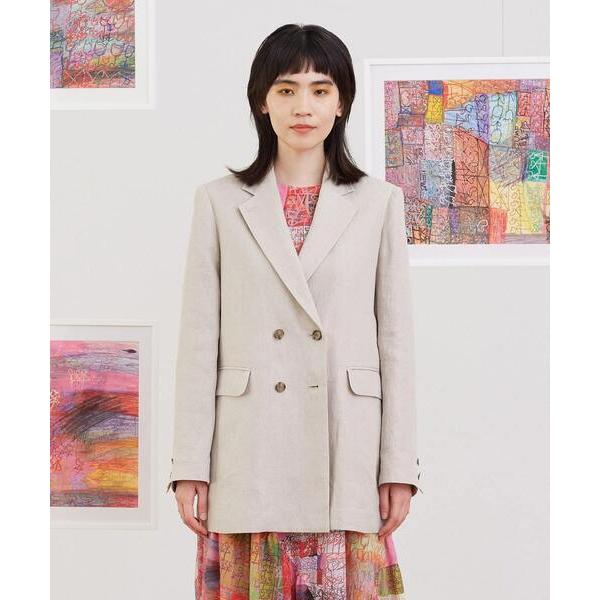 ジャケット テーラードジャケット リネリー ジャケット レディース