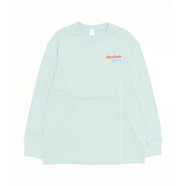 「Reebok」 長袖Tシャツ L グレー メンズ