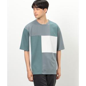 tシャツ Tシャツ メンズ カラーブロック パッチワーク クルーネックＴシャツ｜ZOZOTOWN Yahoo!店
