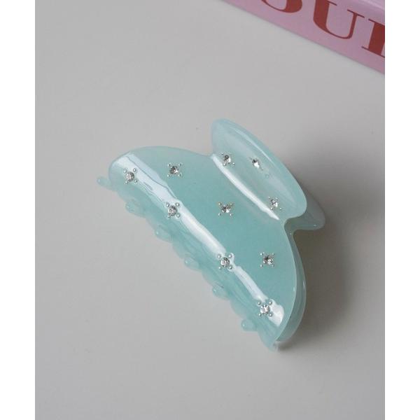 ヘアクリップ 「 Jelly moo / ジェリームー 」 アクリル ビジュー バンス クリップ