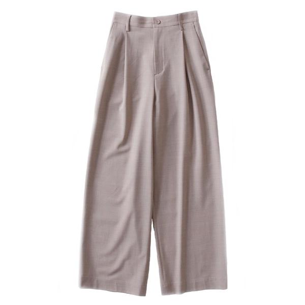 スラックス パンツ T/W straight trousers pants(ストレートトラウザーズパ...
