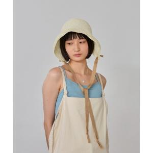 帽子 ハット OVERRIDE PAPER CROCHET BONNET / オーバーライド レディース