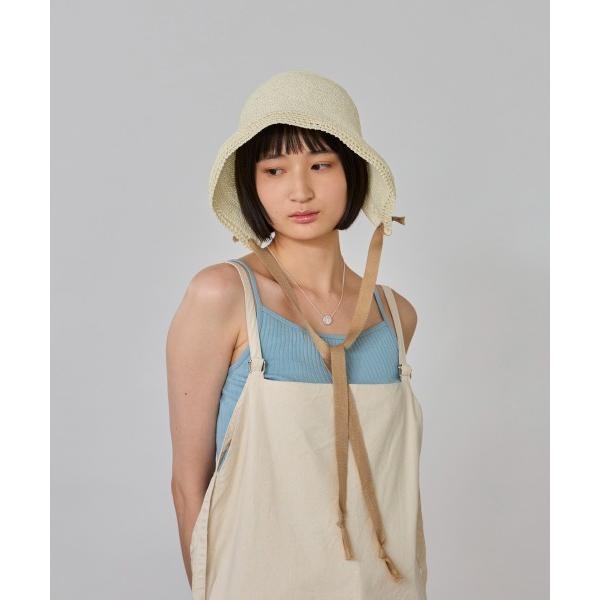 帽子 ハット レディース OVERRIDE PAPER CROCHET BONNET / オーバーラ...