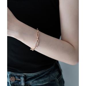 ブレスレット レディース CRYSTAL LINK BRACELET レディースブレスレット　ゴールド／ローズゴールド／シルバー｜ZOZOTOWN Yahoo!店