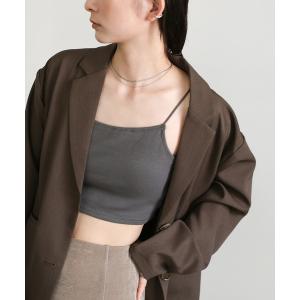 カップ付き キャミソール 「定番」カップ付きショートキャミソール