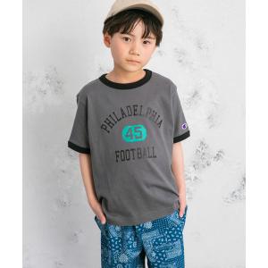 tシャツ Tシャツ キッズ 「別注」Champion×DOORS　ベーシックリンガーTシャツ(KIDS)｜ZOZOTOWN Yahoo!店