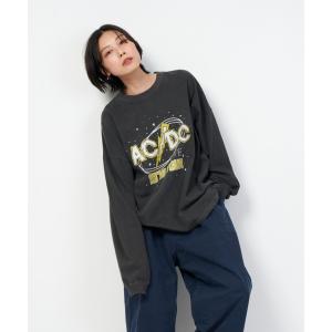 レディース tシャツ Tシャツ AC/DC エーシー・ディーシー ロングスリーブTEE｜zozo