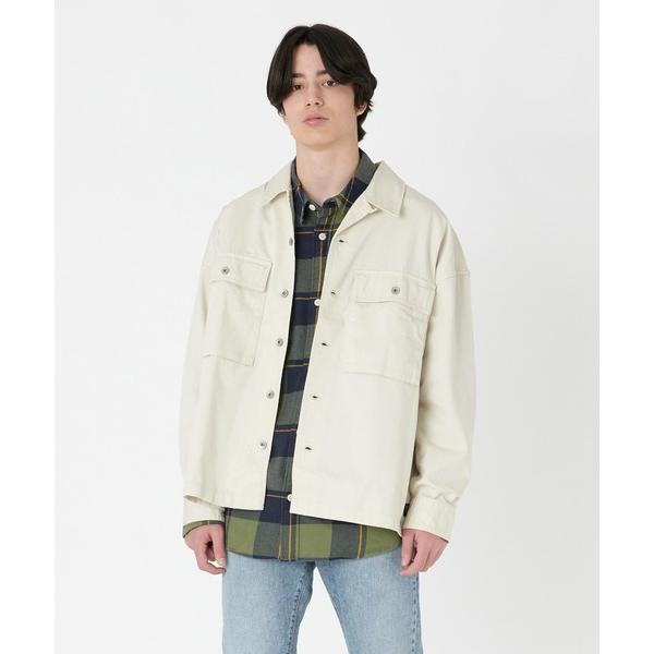 ジャケット ブルゾン メンズ Levi&apos;s/リーバイス メカニック オーバーシャツ ホワイト OAT...